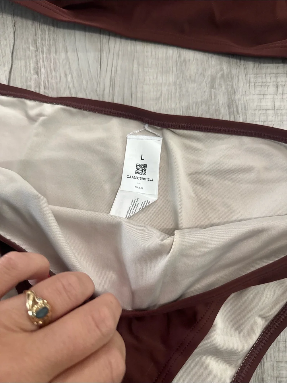 Cupshe Rust Square-Neck Bikini Set - Picture 9 of 10